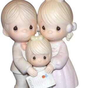 Precious Moments Figurine 100145 God Bless The Day We Found You